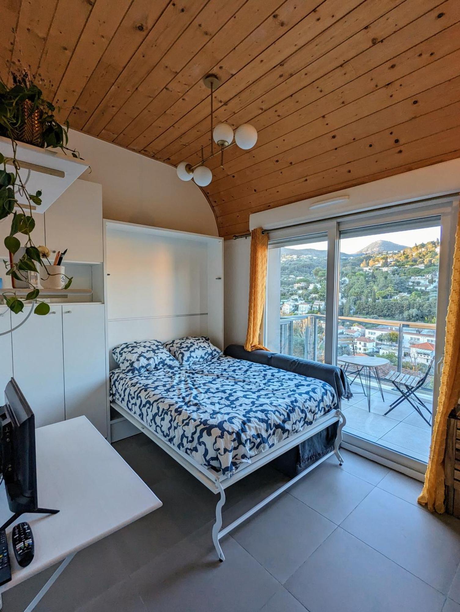 Studio Calme Avec Vue Degagee Nice Exterior foto